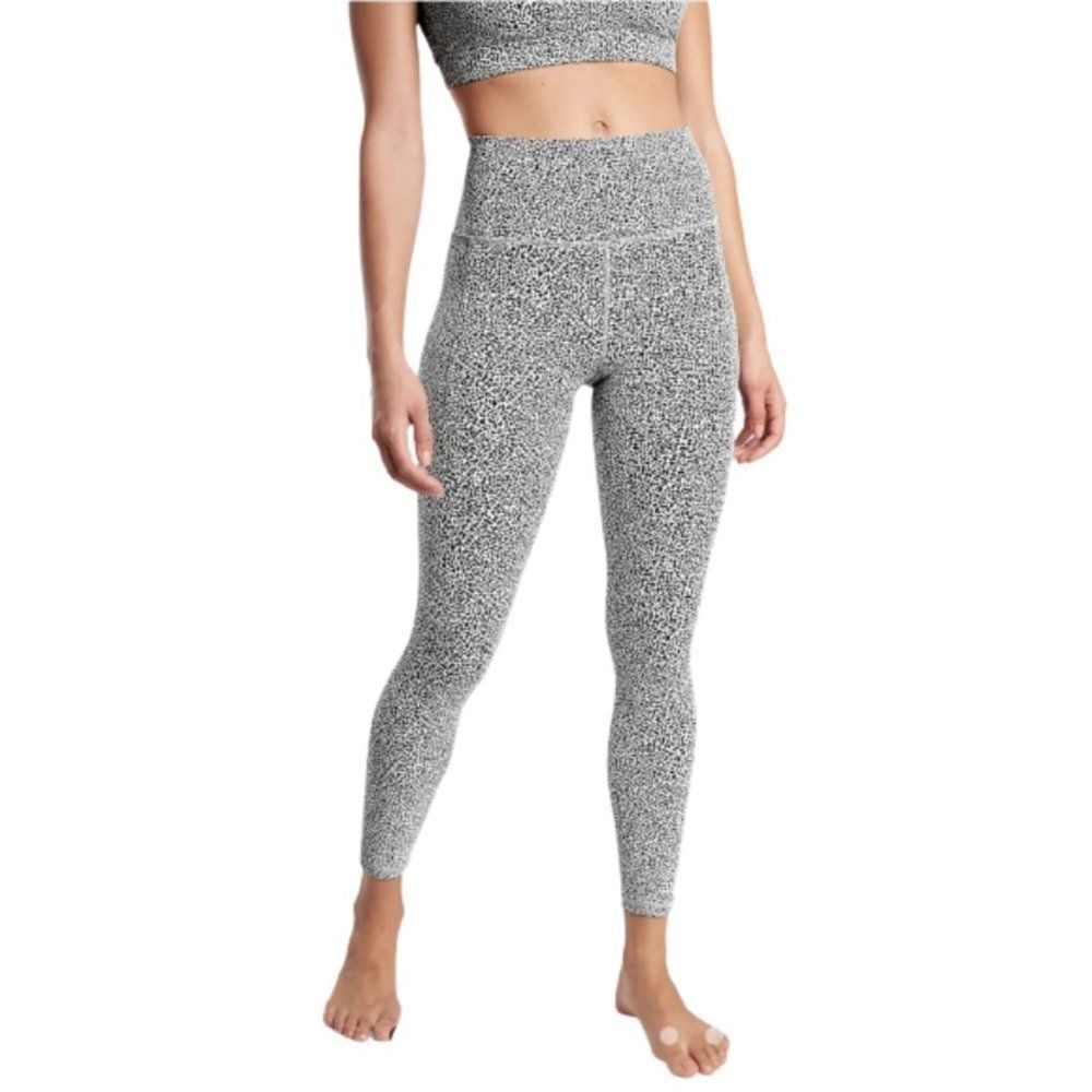 ATHLETA Saluation Stash Pocket Textured 7/8 Tight Size Small